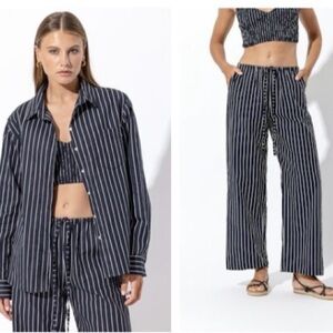 Lusana Poplin Set in Paris Stripe